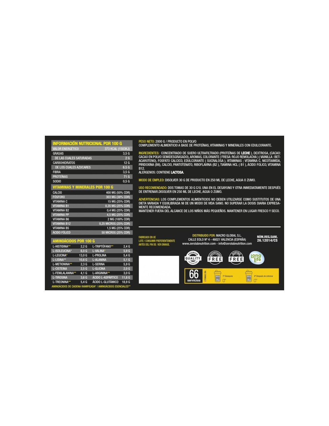 Informação nutricional